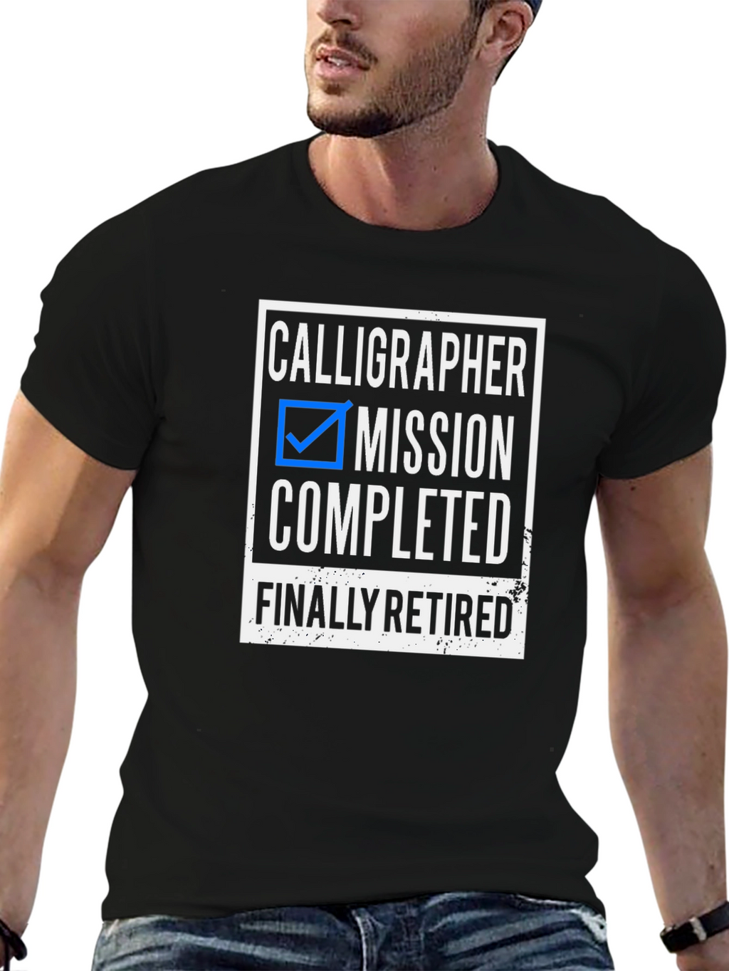 Calligrapher Retirement T-Shirt - Mission Completed