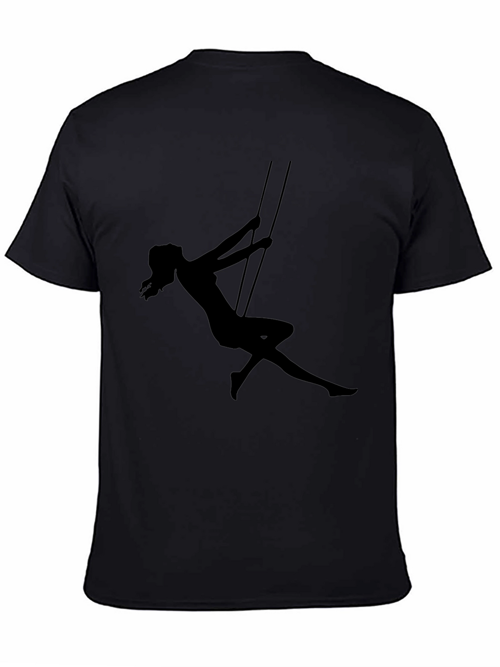 Aerial Silks Silhouette T-Shirt - Black