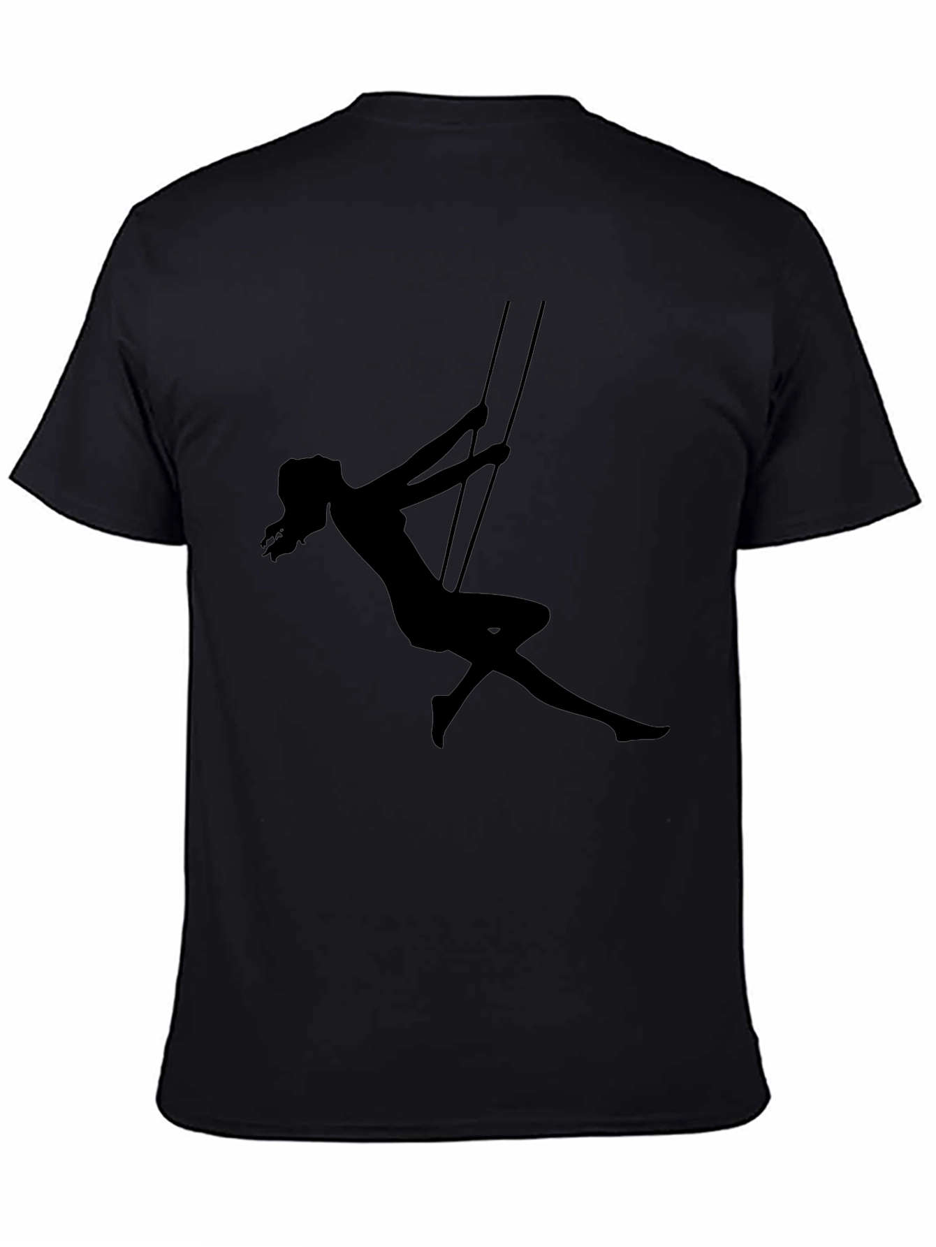 Aerial Silks Silhouette T-Shirt - Black