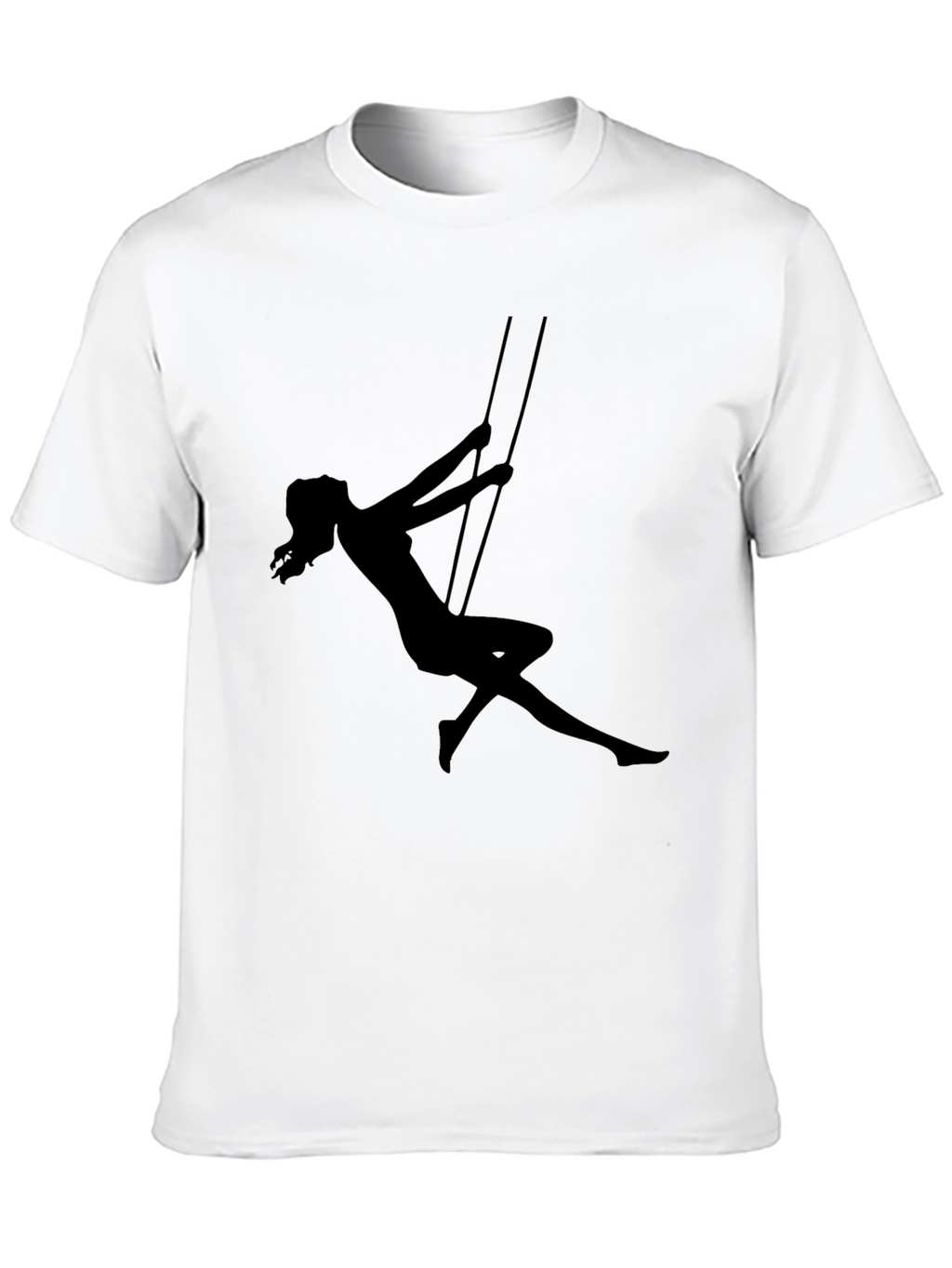 Aerial Silks Silhouette T-Shirt - Black