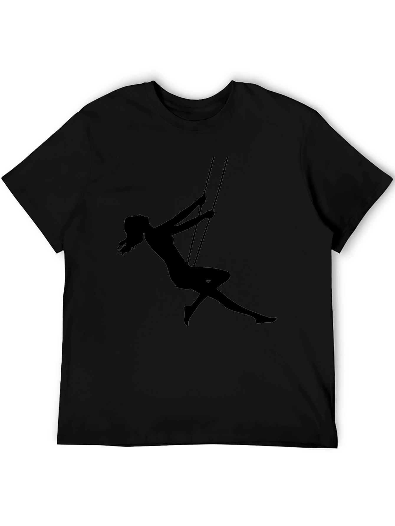 Aerial Silks Silhouette T-Shirt - Black