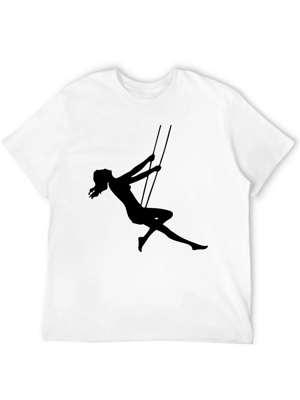 Aerial Silks Silhouette T-Shirt - Black