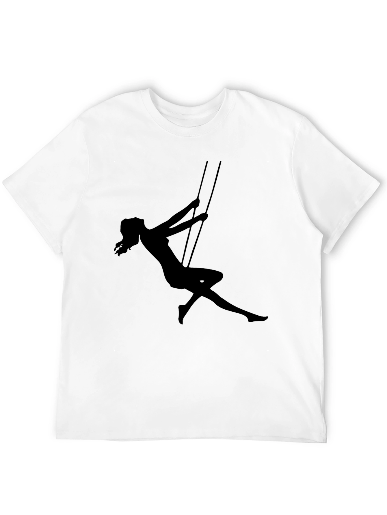 Aerial Silks Silhouette T-Shirt - Black