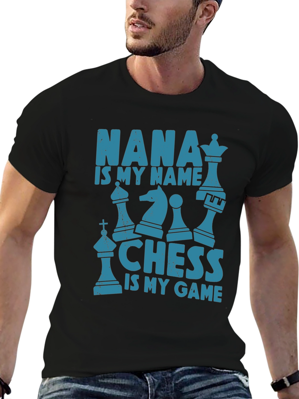Nana Chess Player Graphic Tee