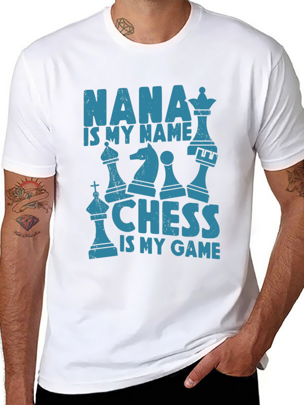 Nana Chess Player Graphic Tee