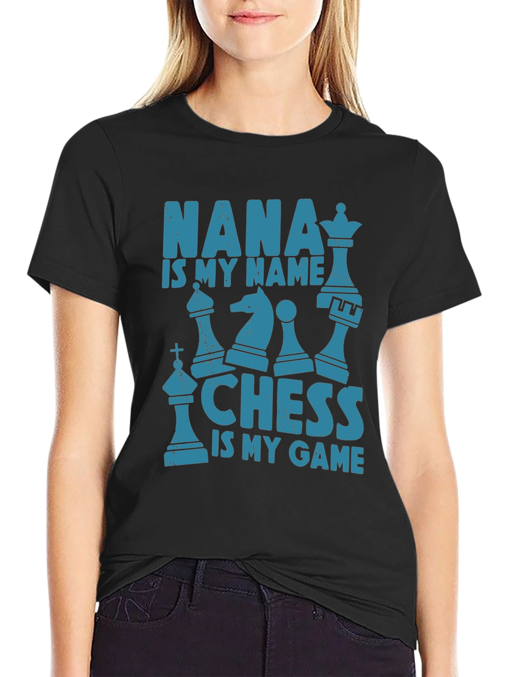 Nana Chess Player Graphic Tee