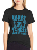 Nana Chess Player Graphic Tee