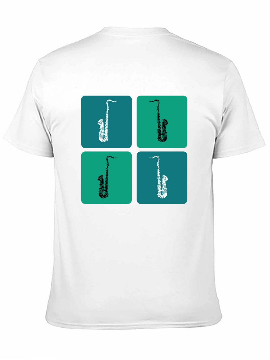 Saxophone Pop Art Graphic Tee