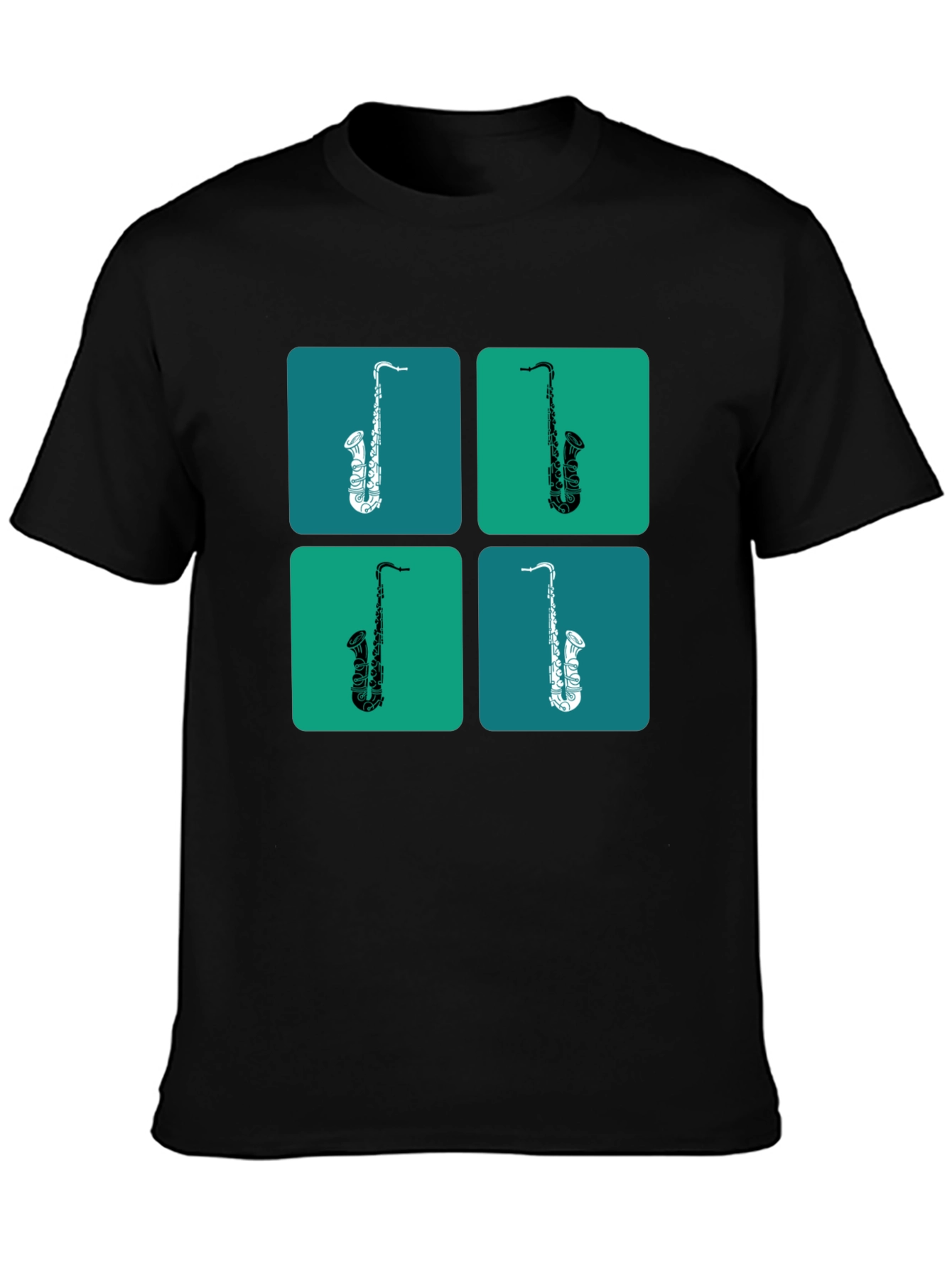 Saxophone Pop Art Graphic Tee