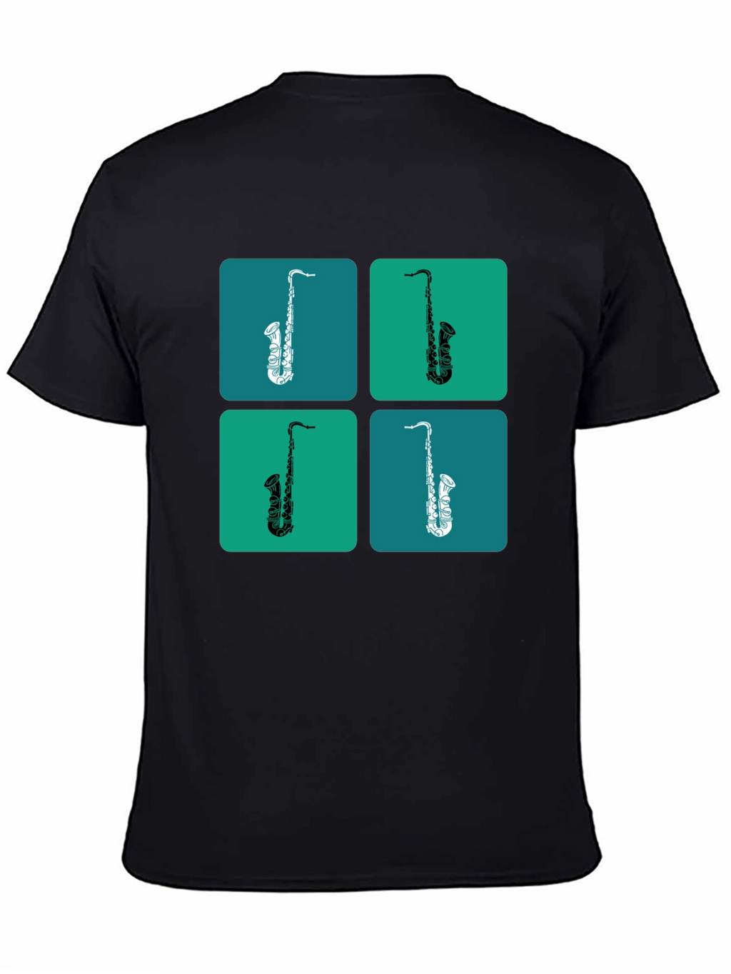 Saxophone Pop Art Graphic Tee