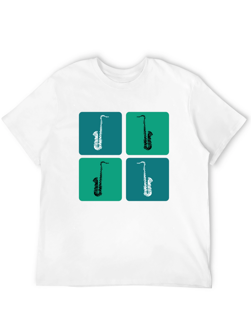 Saxophone Pop Art Graphic Tee