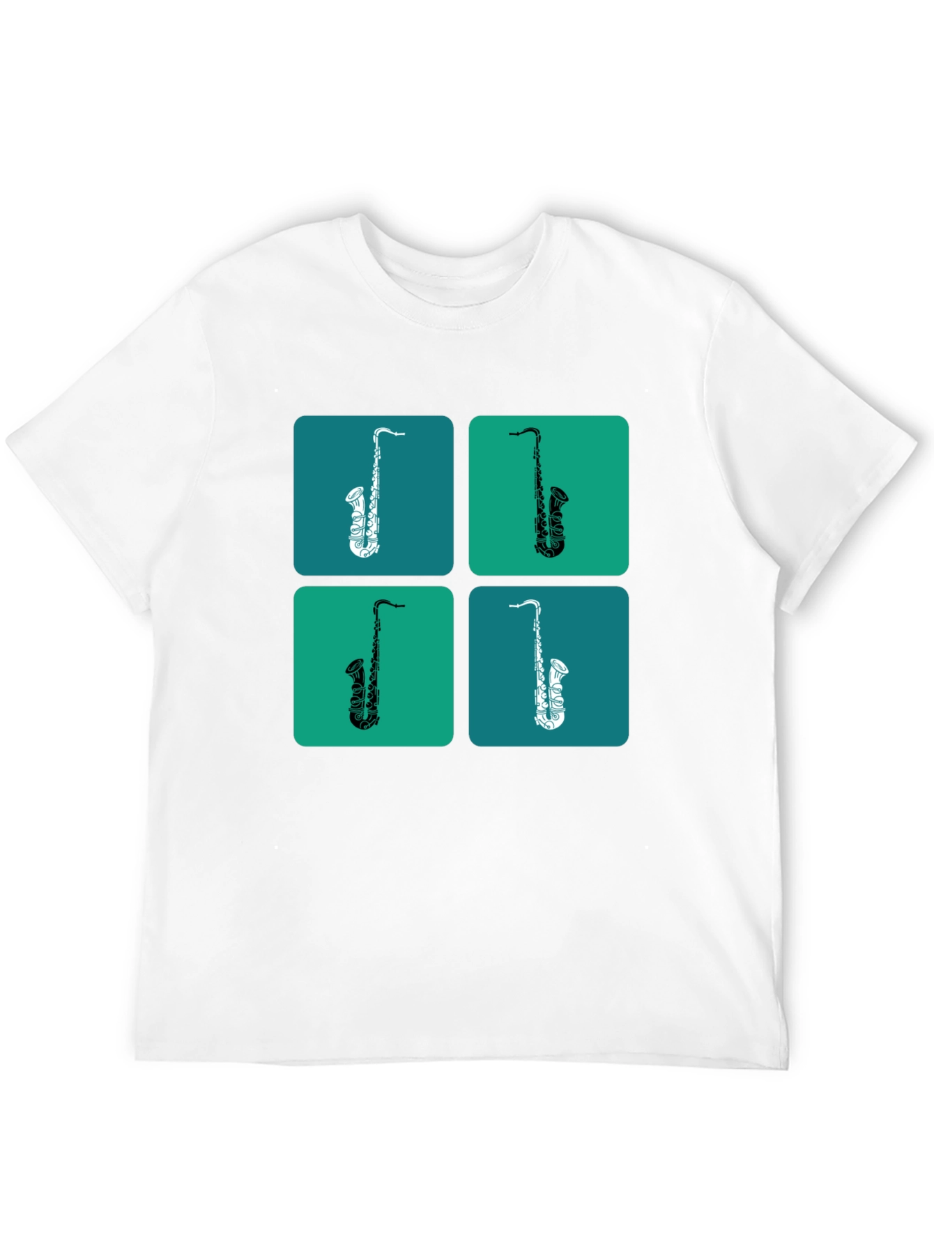 Saxophone Pop Art Graphic Tee