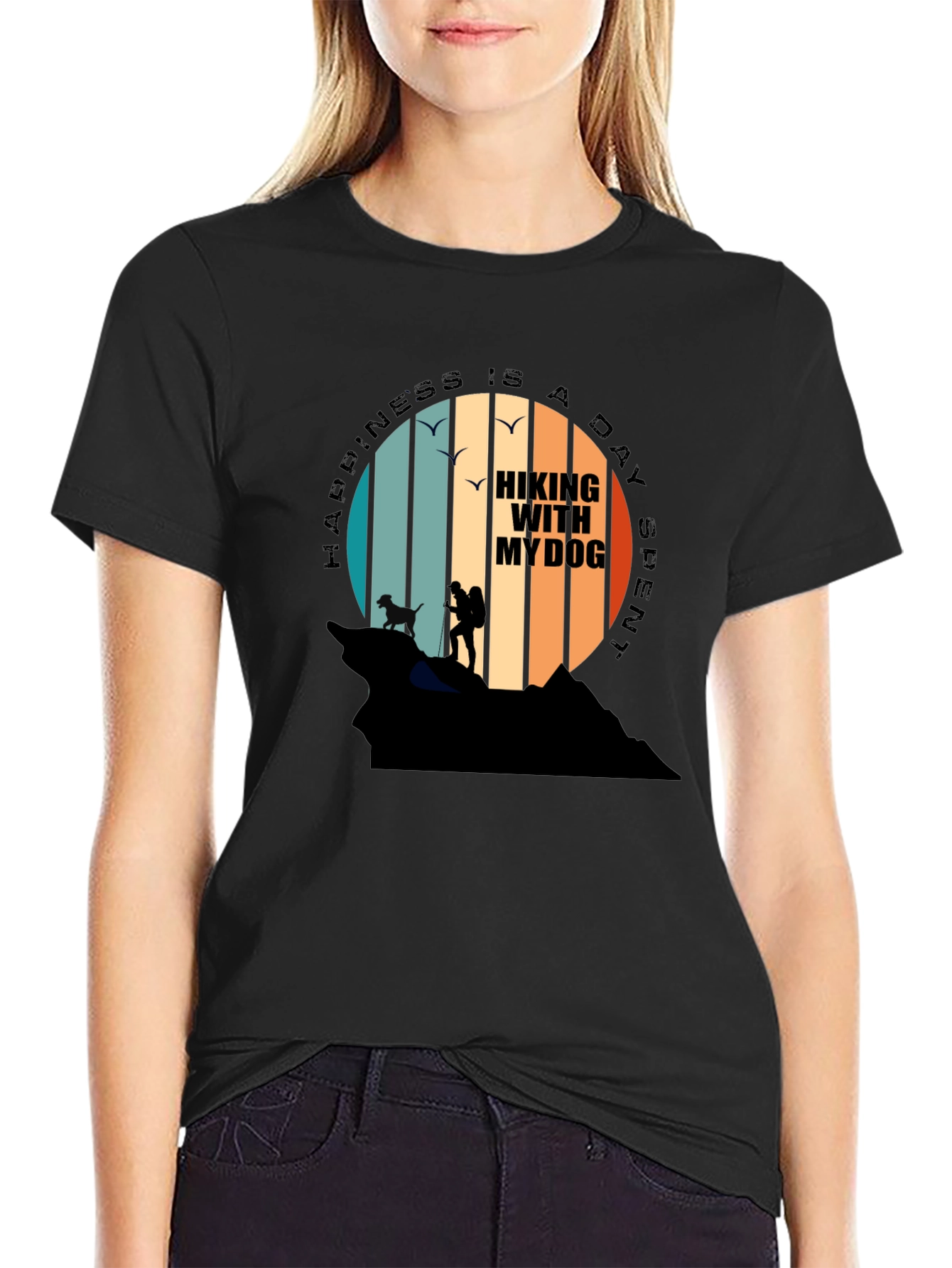 Hiking with My Dog T-Shirt - Adventure Tee