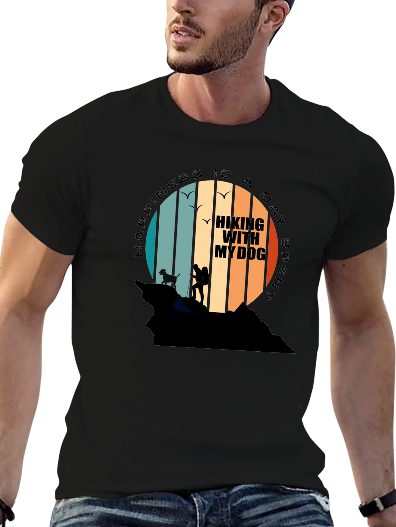 Hiking with My Dog T-Shirt - Adventure Tee