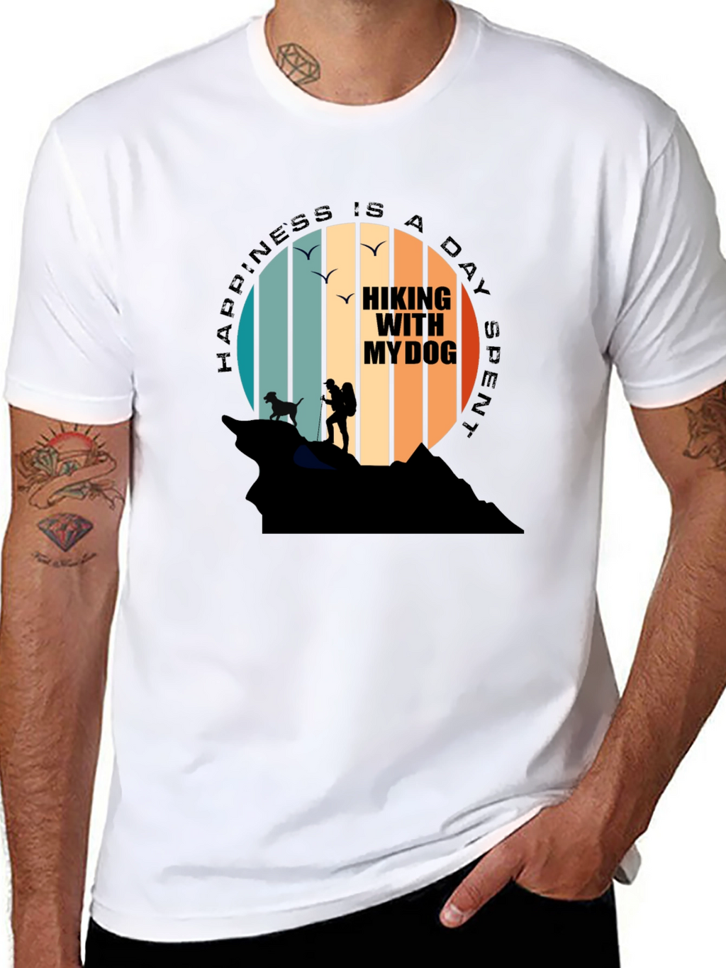 Hiking with My Dog T-Shirt - Adventure Tee