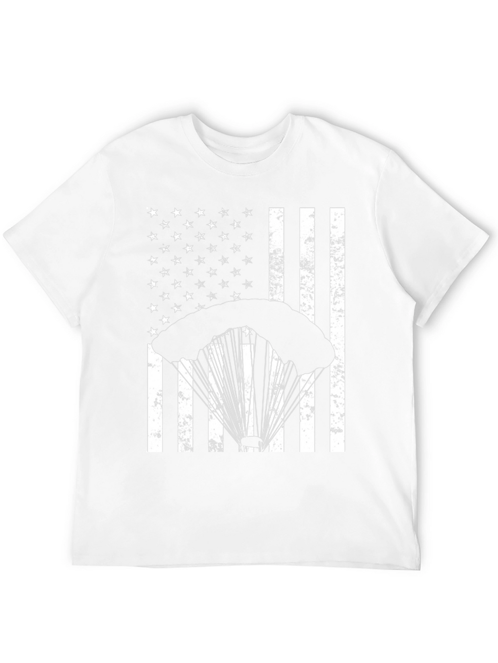 Parachute American Flag T-Shirt