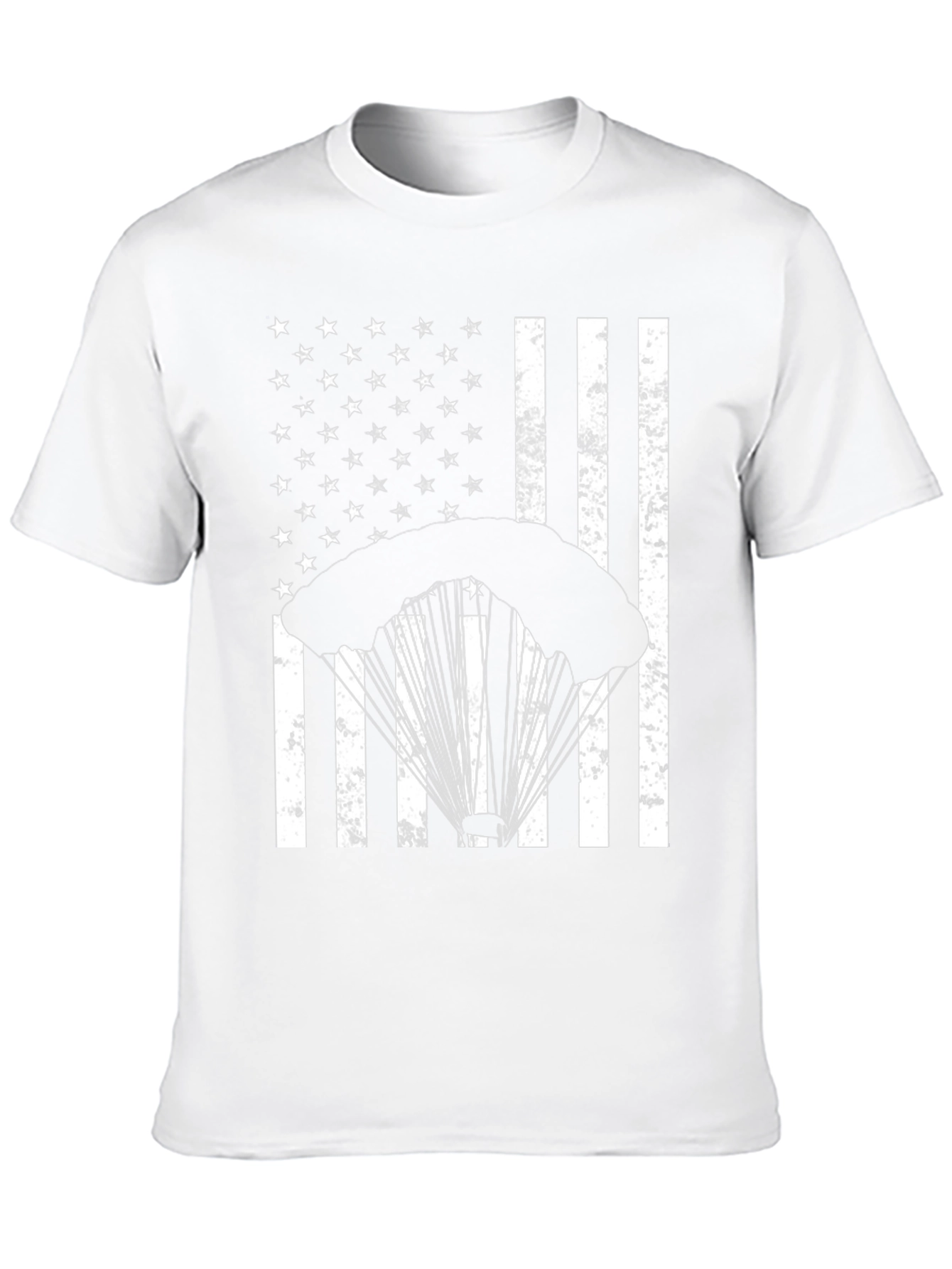 Parachute American Flag T-Shirt