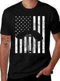 Parachute American Flag T-Shirt