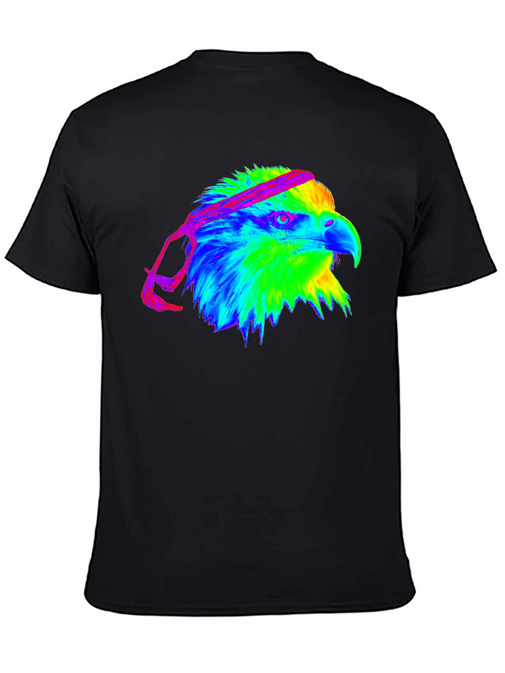 Eagle Head Graphic Tee - Black T-Shirt
