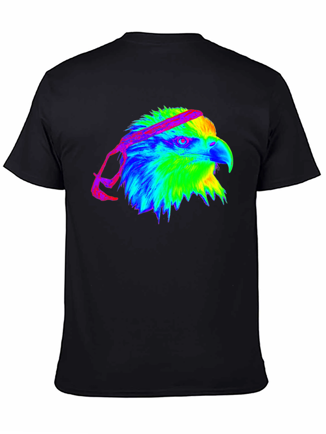 Eagle Head Graphic Tee - Black T-Shirt
