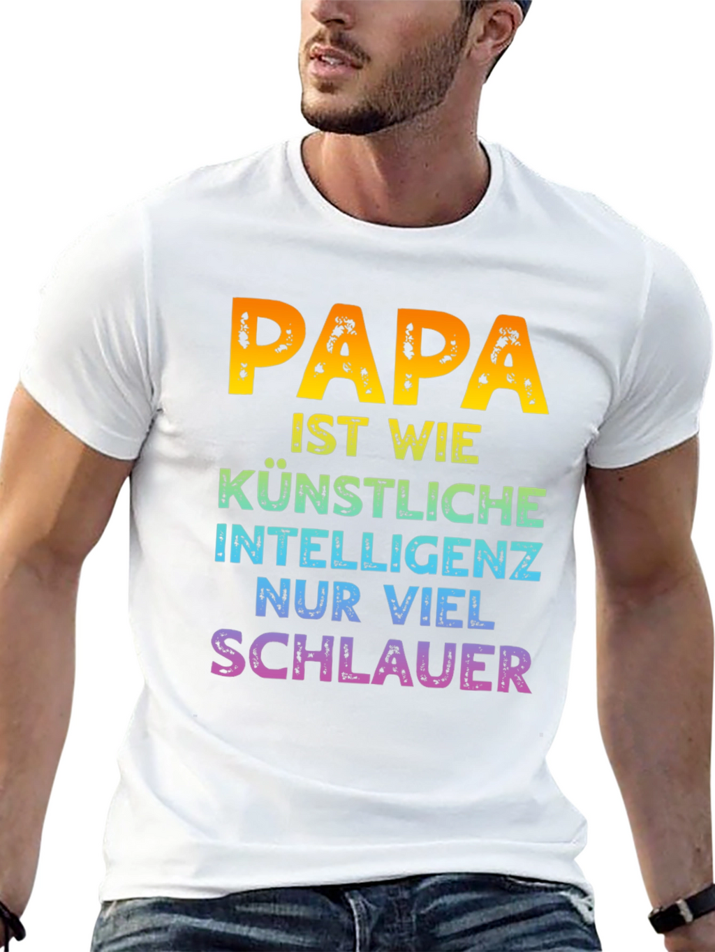 Papa is Smart T-Shirt