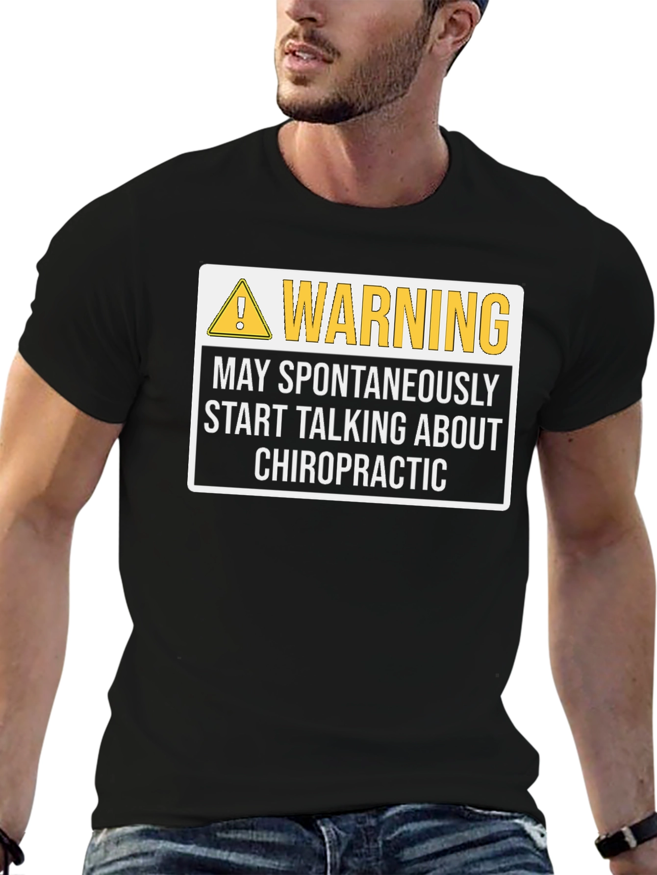 Chiropractic Warning T-Shirt Funny Chiropractor Gift