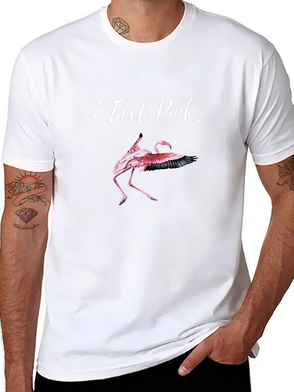 I Feel Pink! Flamingo Graphic Tee