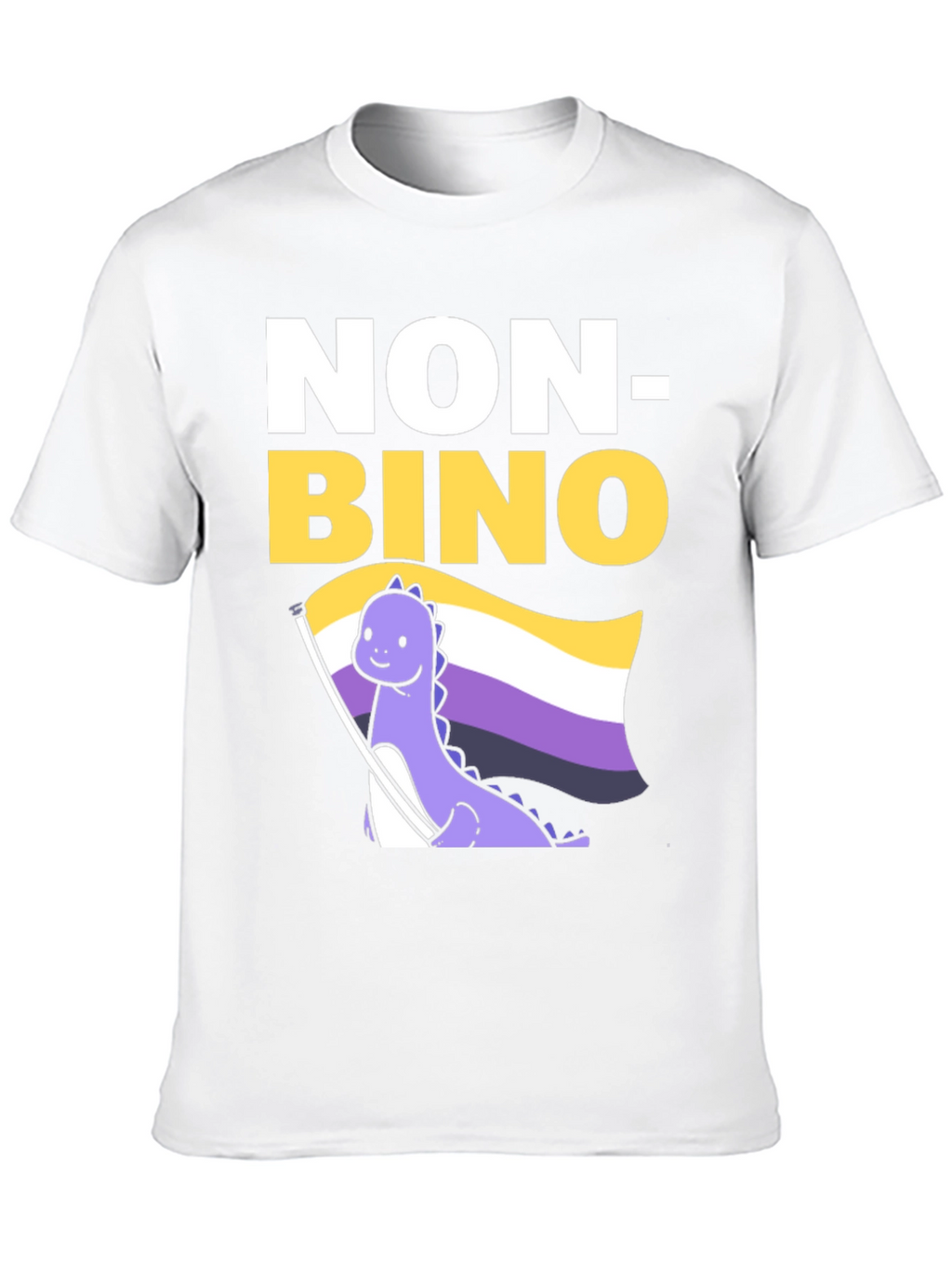 Non-Binary Pride Dinosaur T-Shirt
