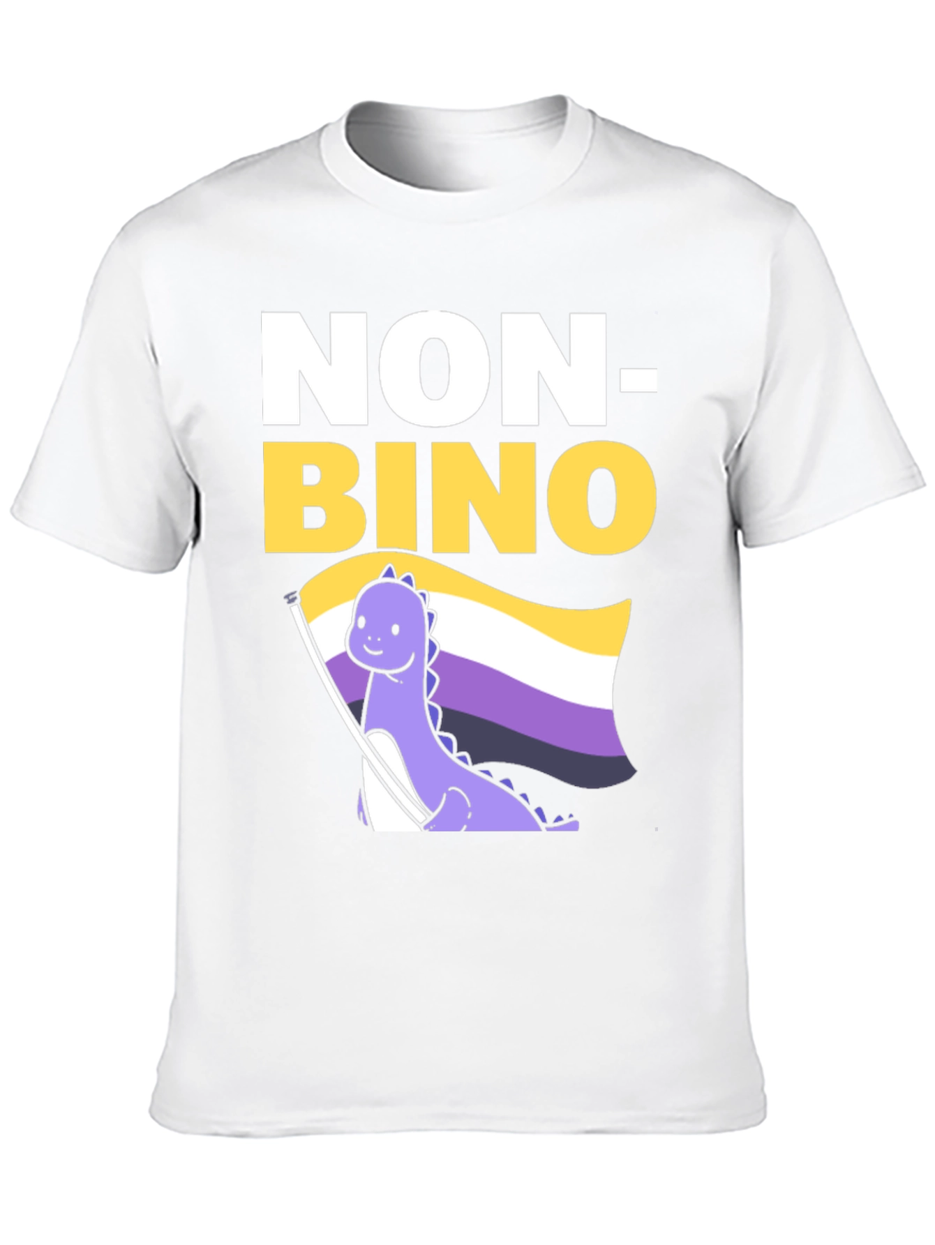 Non-Binary Pride Dinosaur T-Shirt