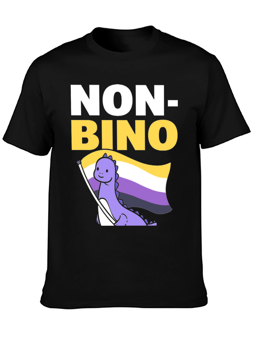 Non-Binary Pride Dinosaur T-Shirt