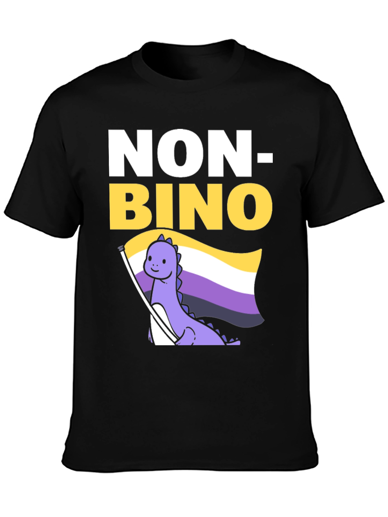 Non-Binary Pride Dinosaur T-Shirt