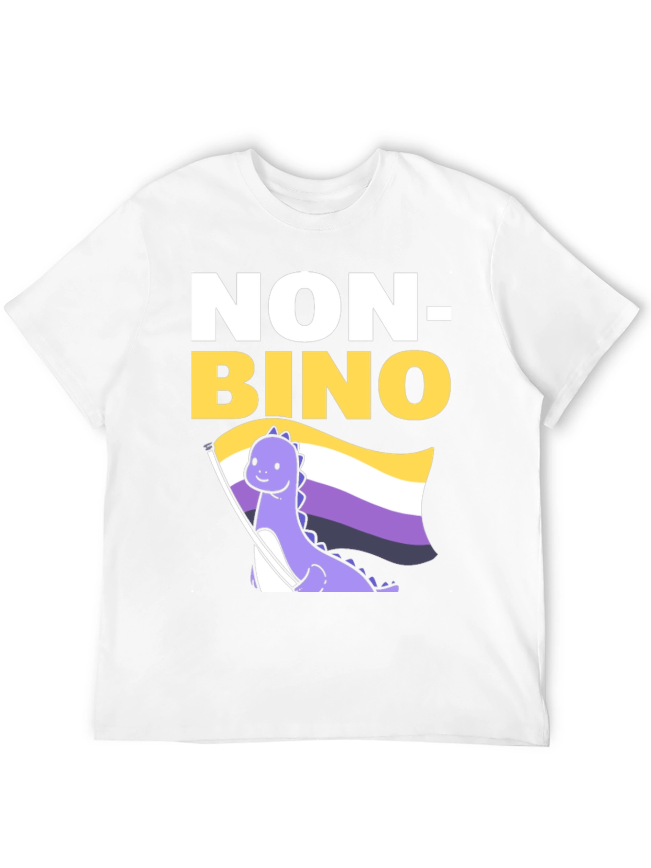 Non-Binary Pride Dinosaur T-Shirt