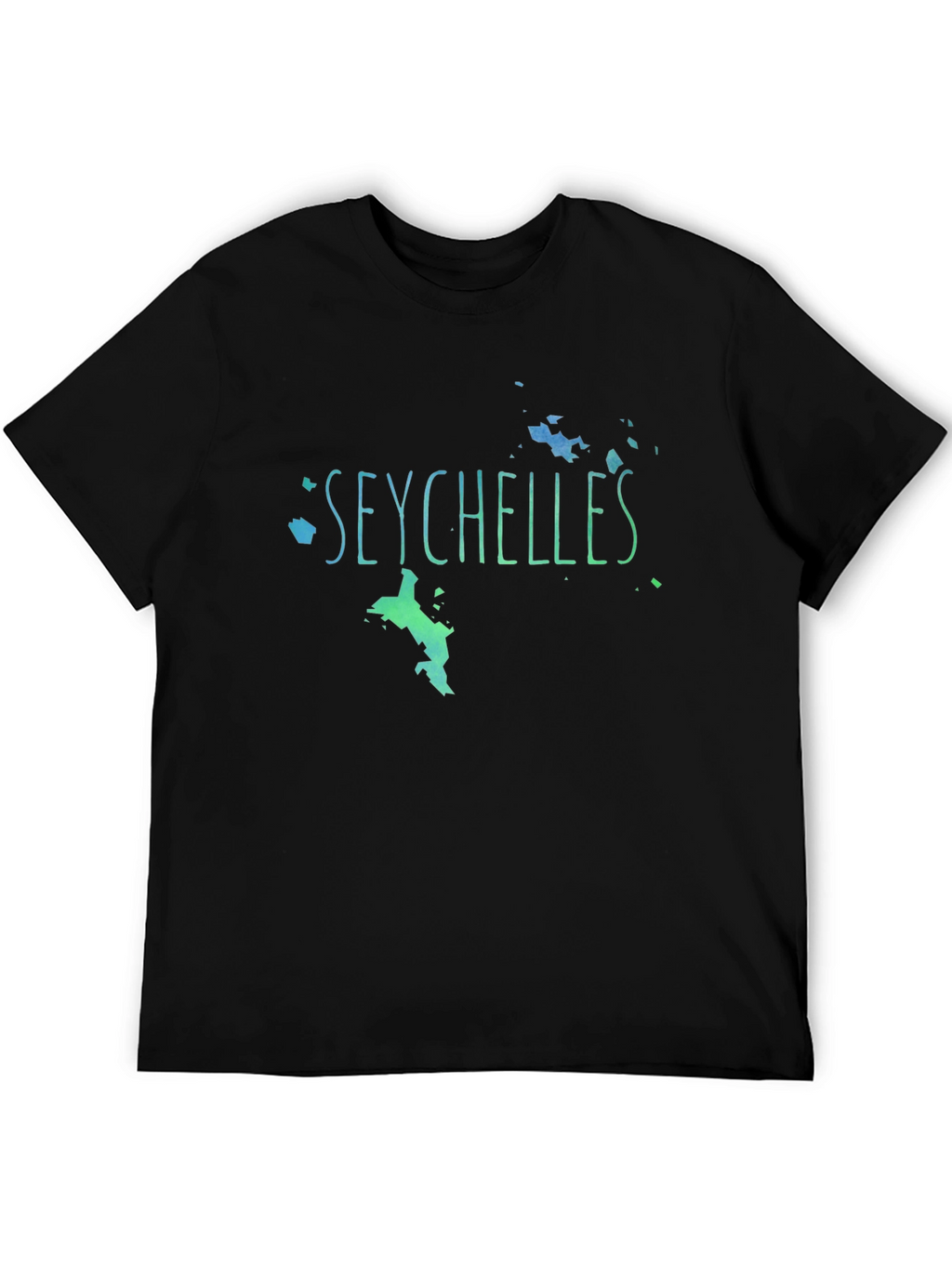 Seychelles Graphic Print Mens T-Shirt