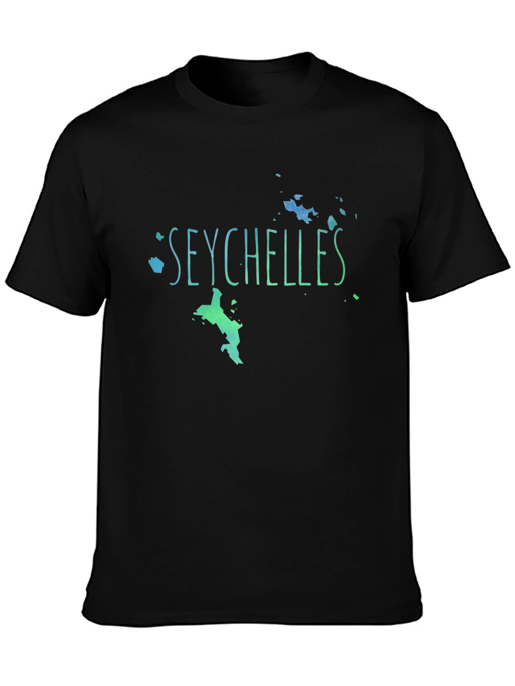 Seychelles Graphic Print Mens T-Shirt