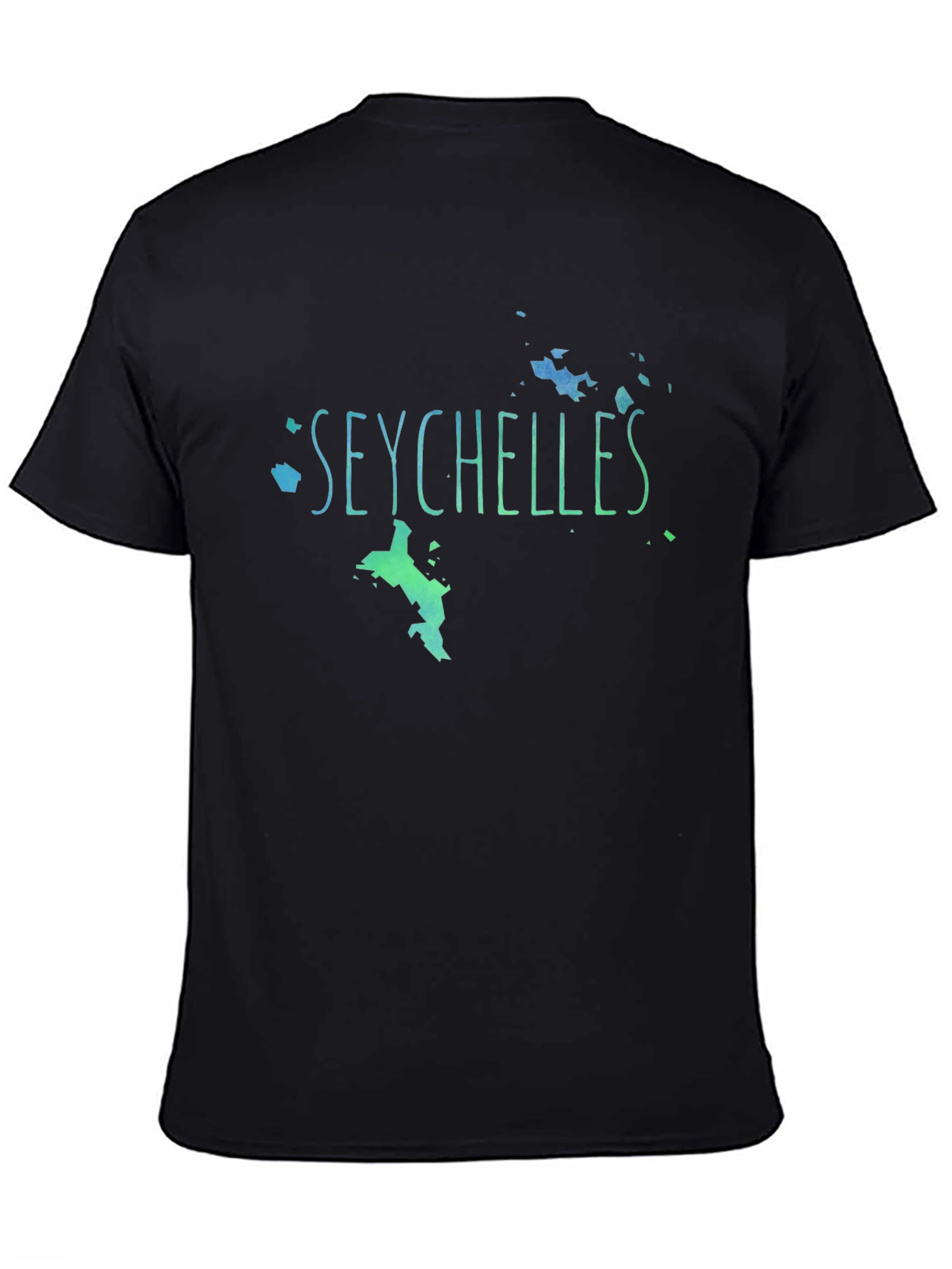 Seychelles Graphic Print Mens T-Shirt