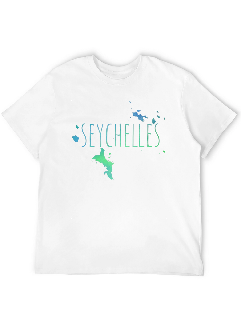 Seychelles Graphic Print Mens T-Shirt