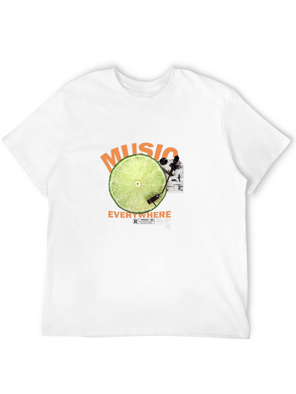 Music Everywhere Black T-Shirt