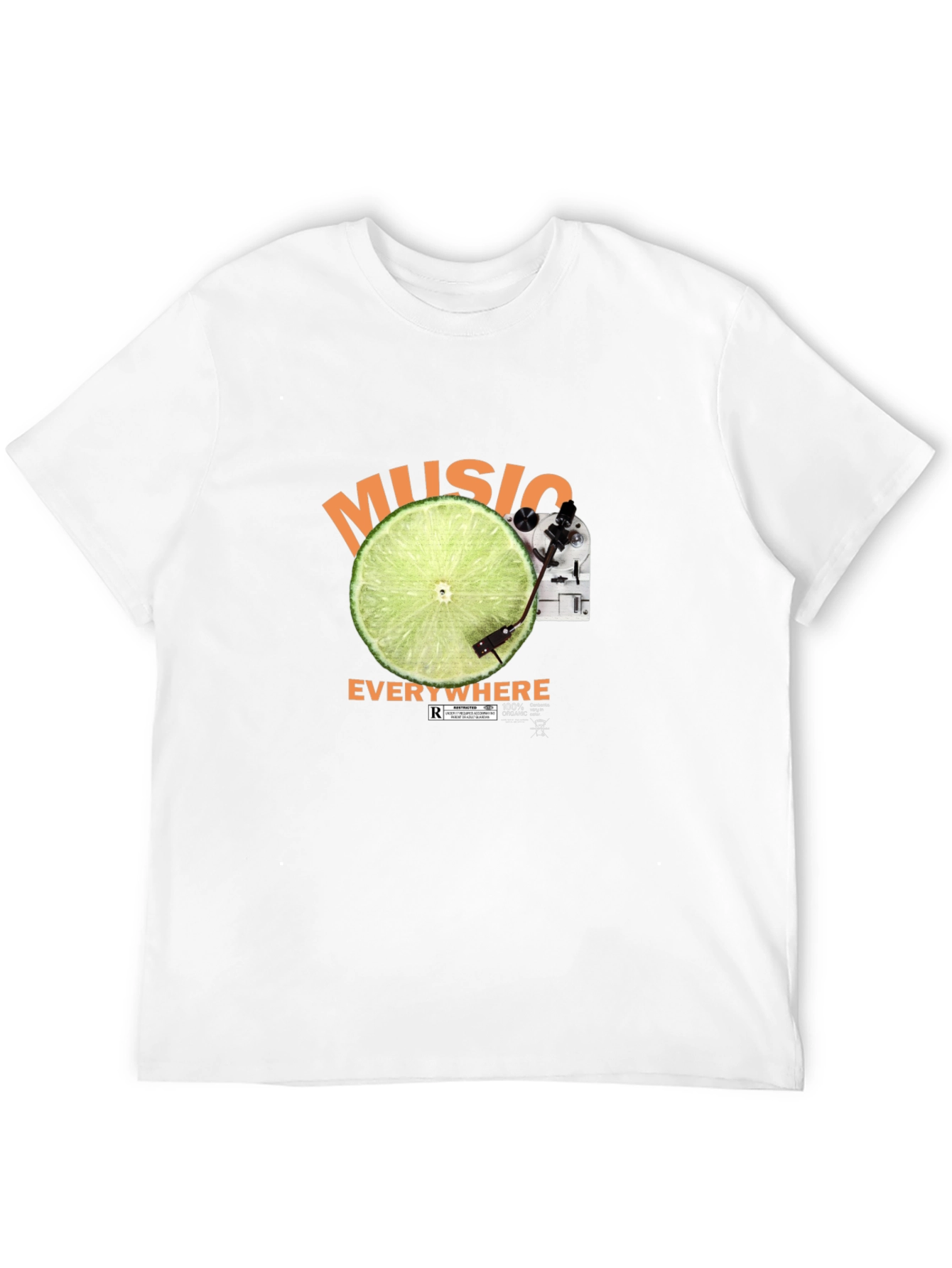 Music Everywhere Black T-Shirt