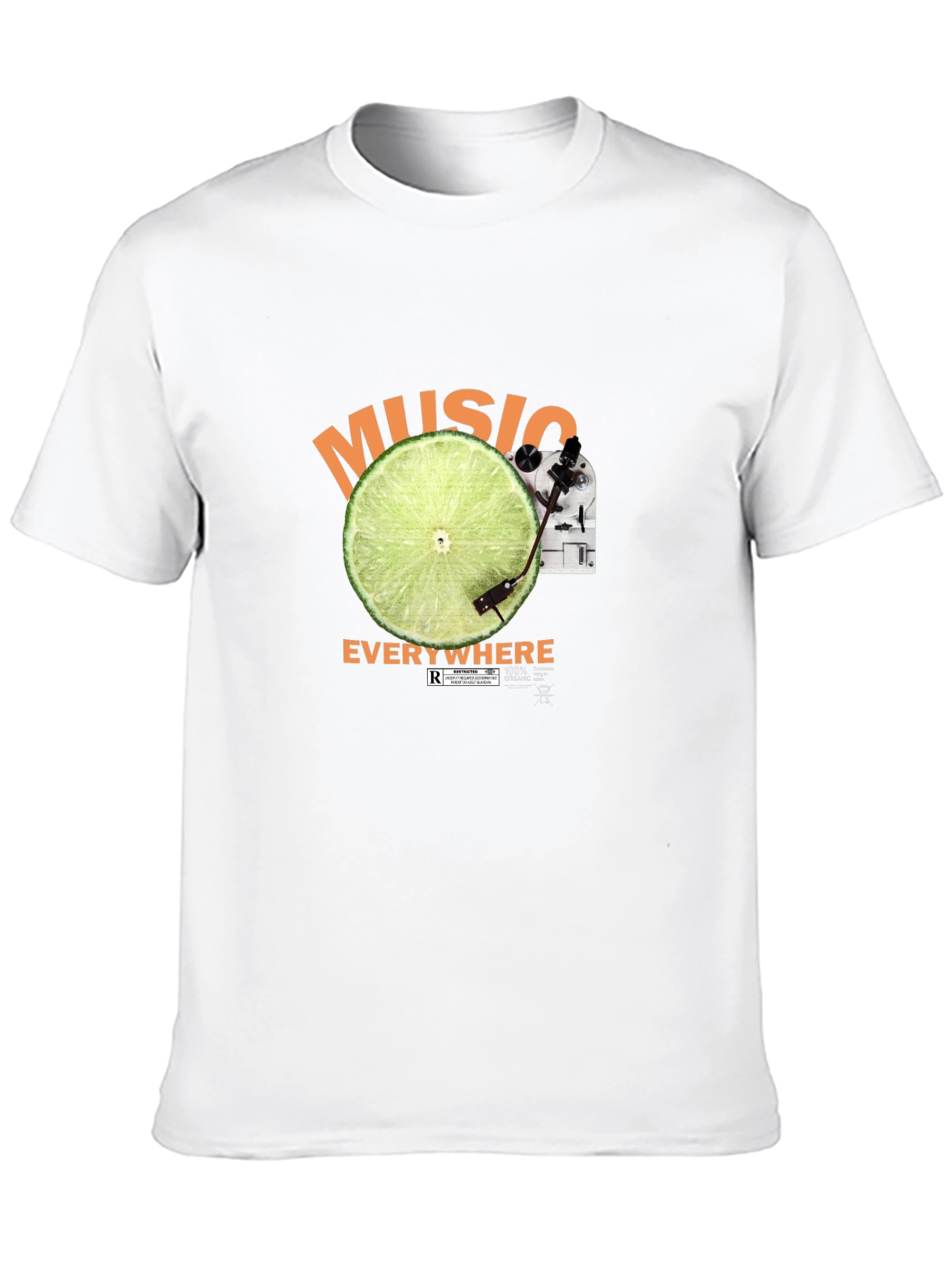 Music Everywhere Black T-Shirt