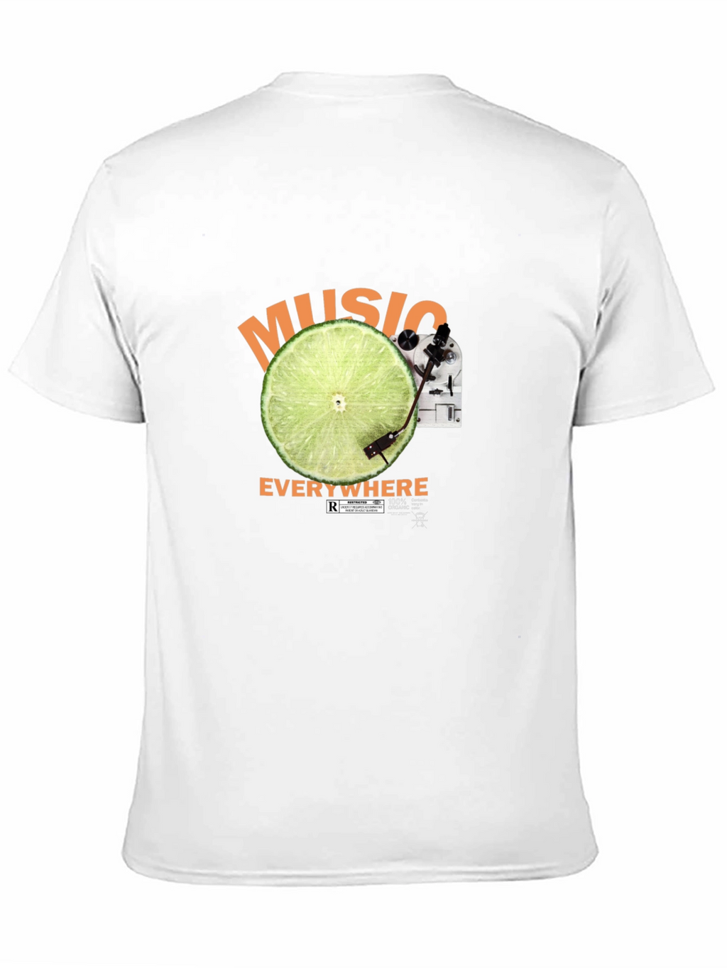 Music Everywhere Black T-Shirt