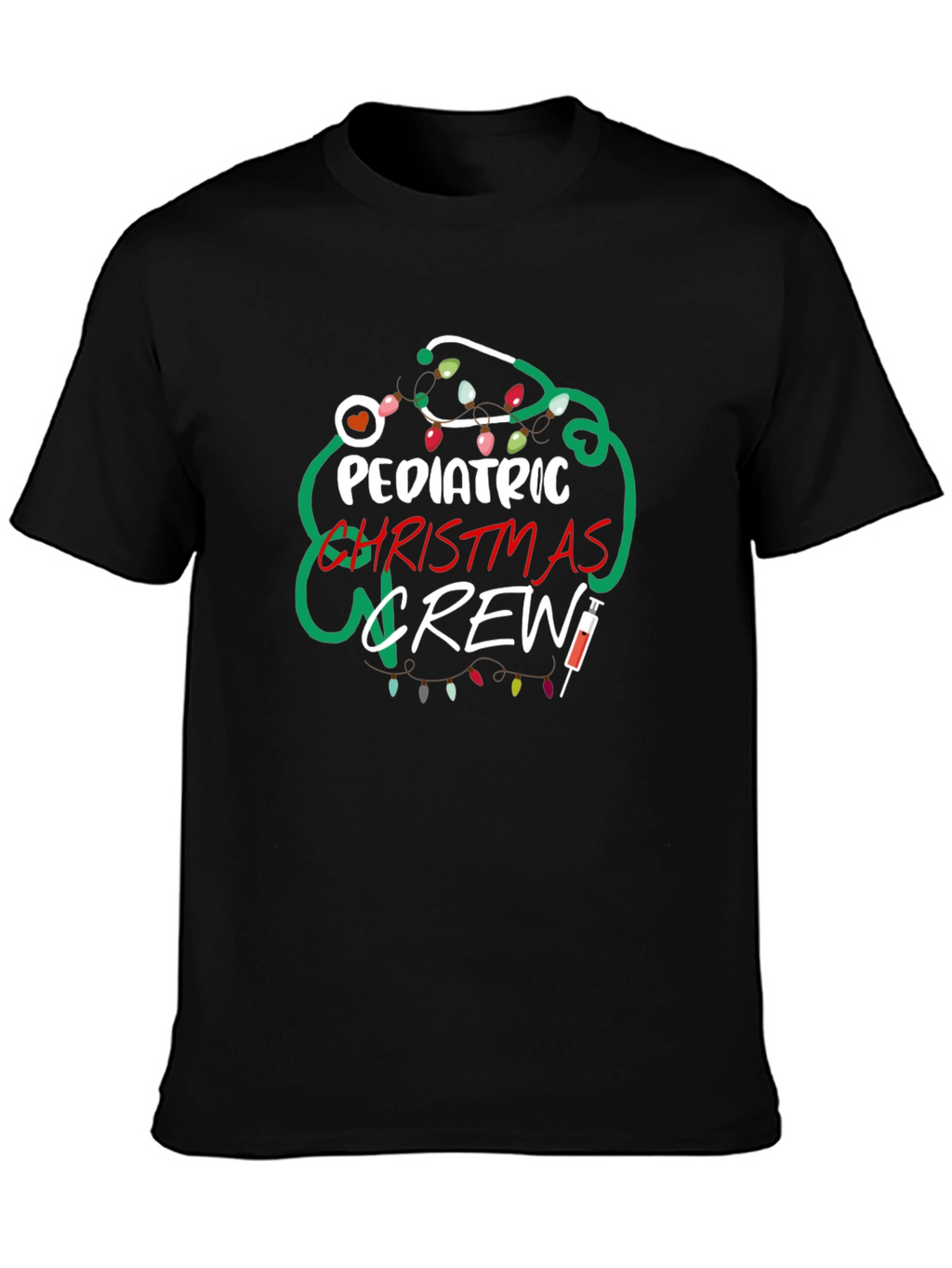 Pediatric Christmas Crew T-Shirt - Holiday Nurse Tee