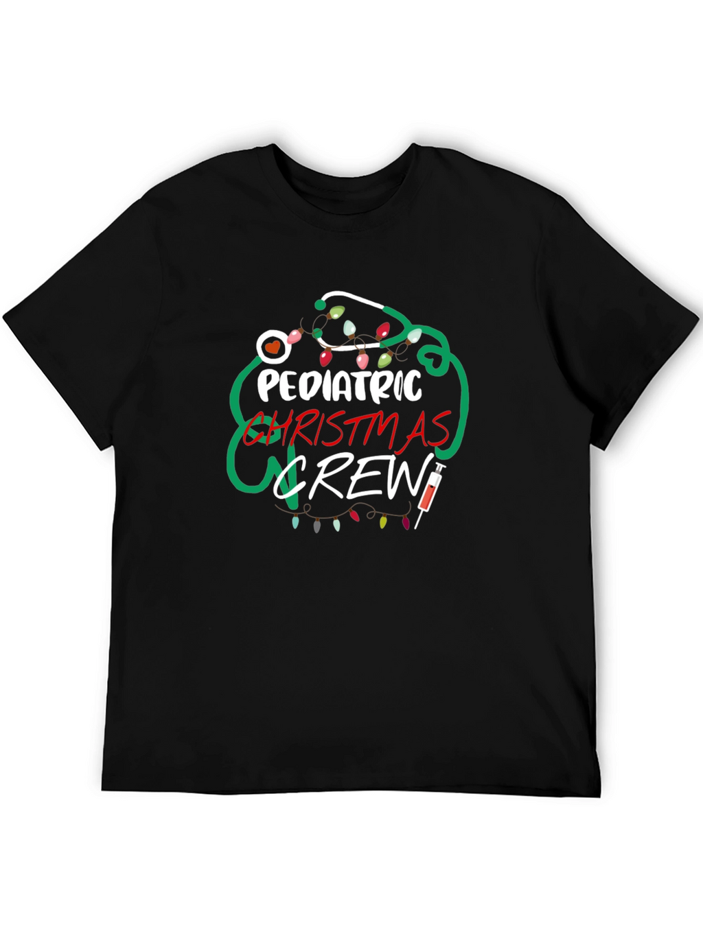 Pediatric Christmas Crew T-Shirt - Holiday Nurse Tee