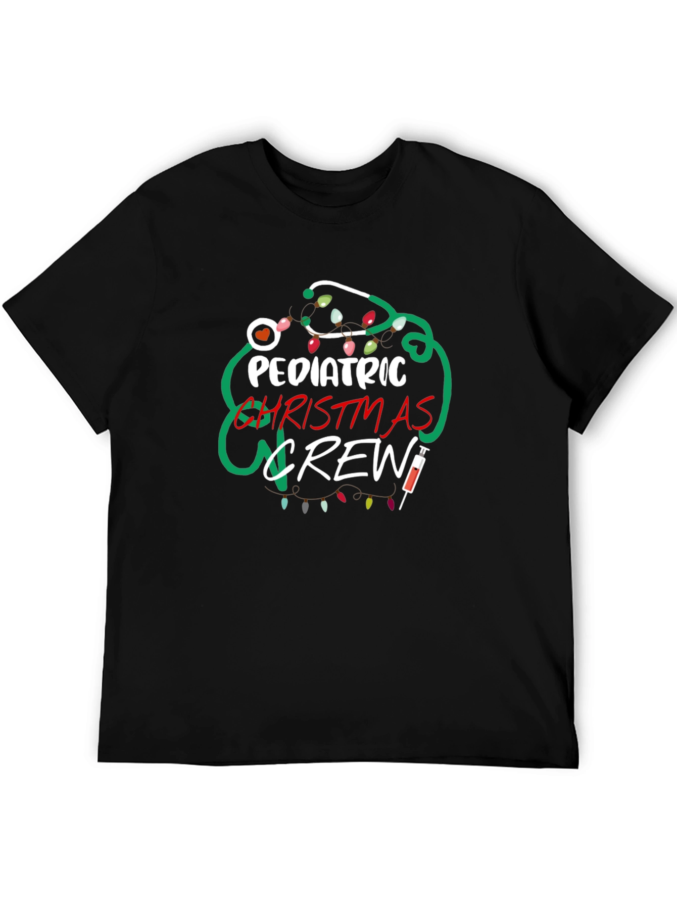 Pediatric Christmas Crew T-Shirt - Holiday Nurse Tee
