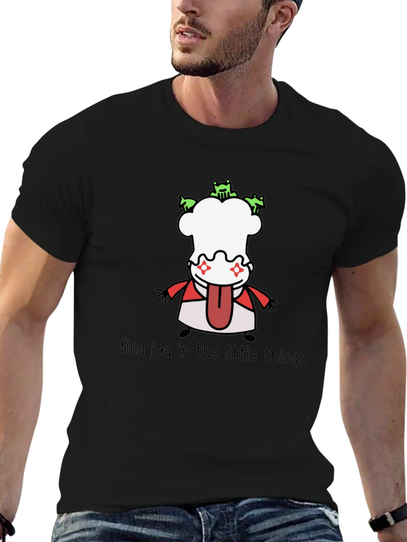 Whimsical Graphic Tee: Find Joy in the Little Things