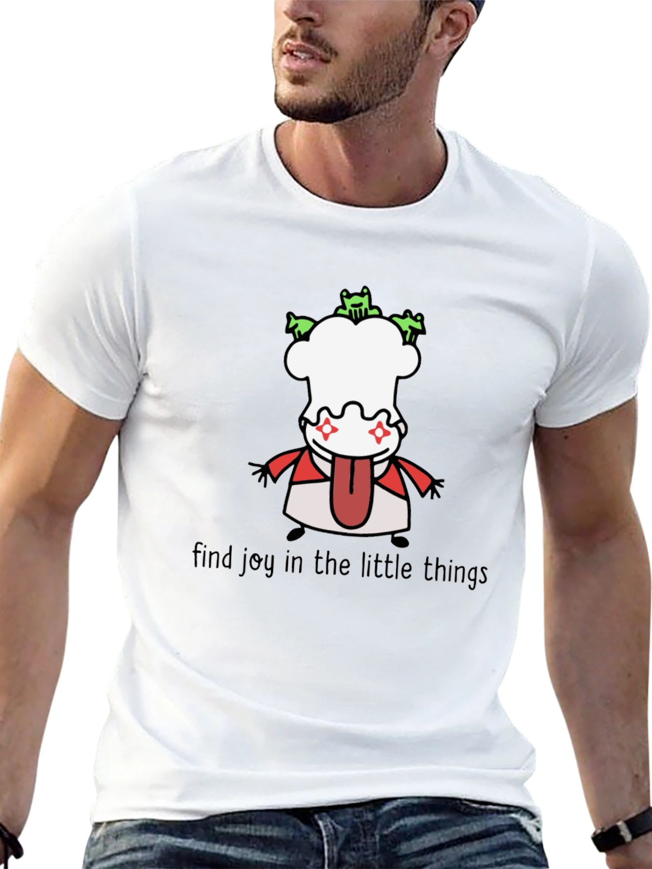 Whimsical Graphic Tee: Find Joy in the Little Things