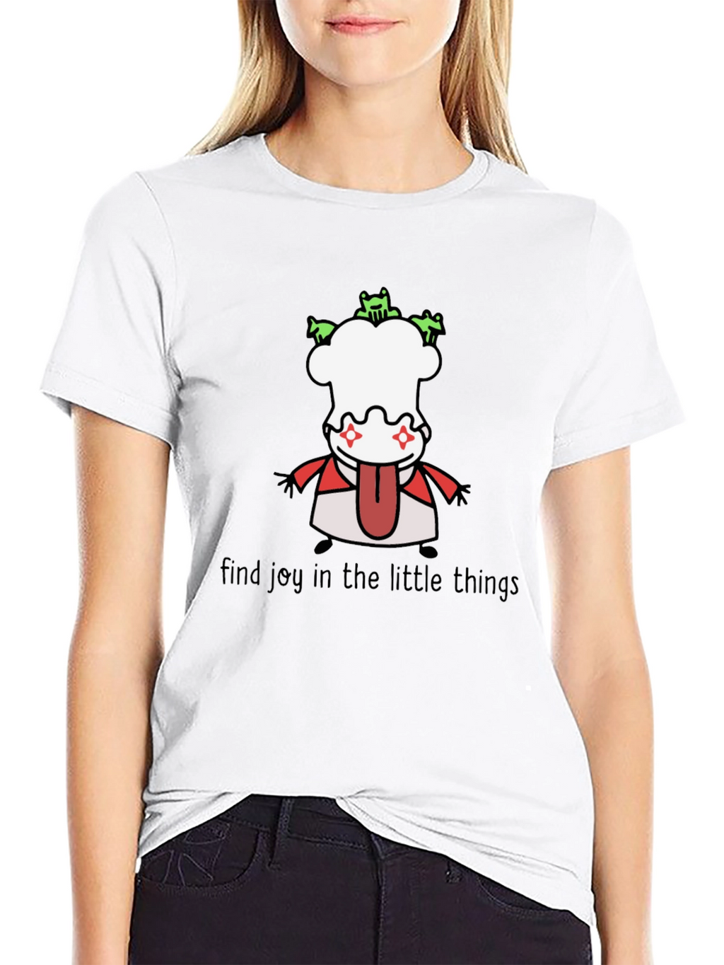 Whimsical Graphic Tee: Find Joy in the Little Things
