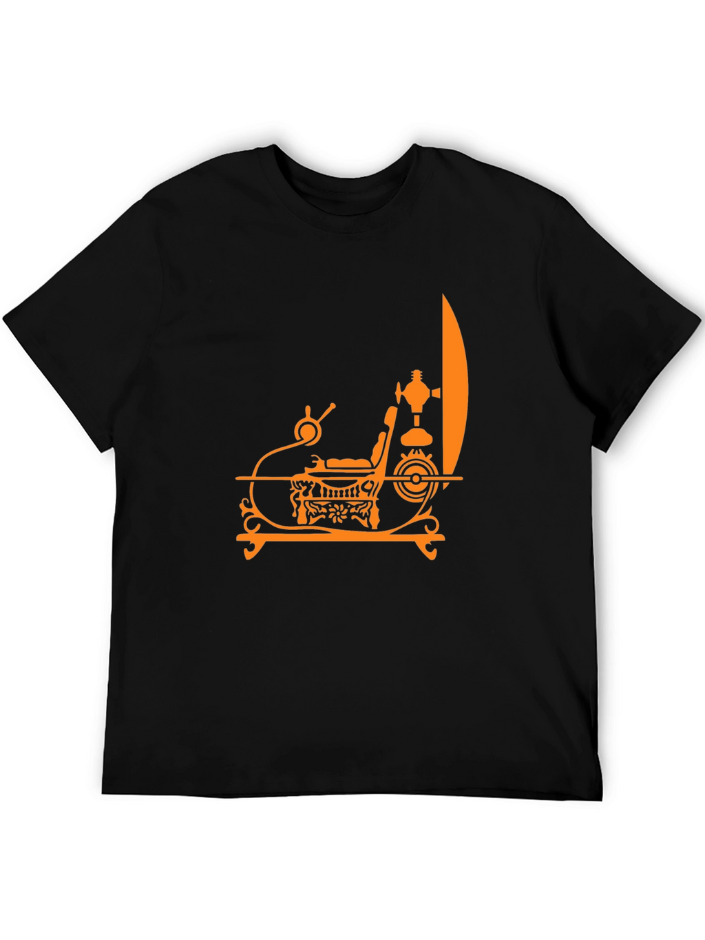 Steampunk Chair Graphic Tee - Modern Comfort