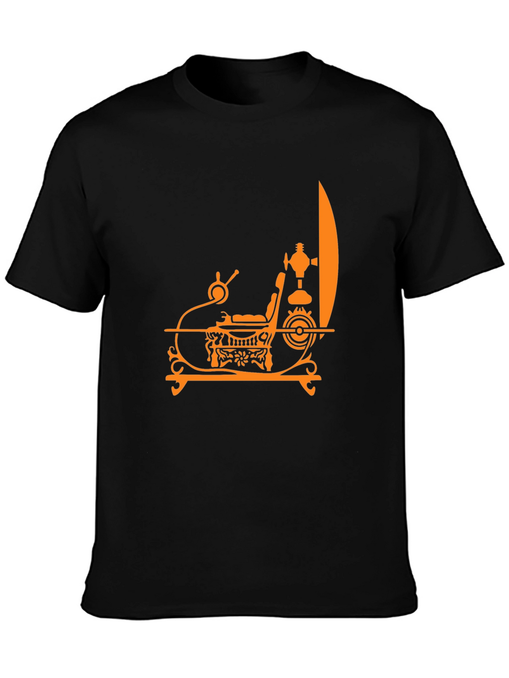 Steampunk Chair Graphic Tee - Modern Comfort