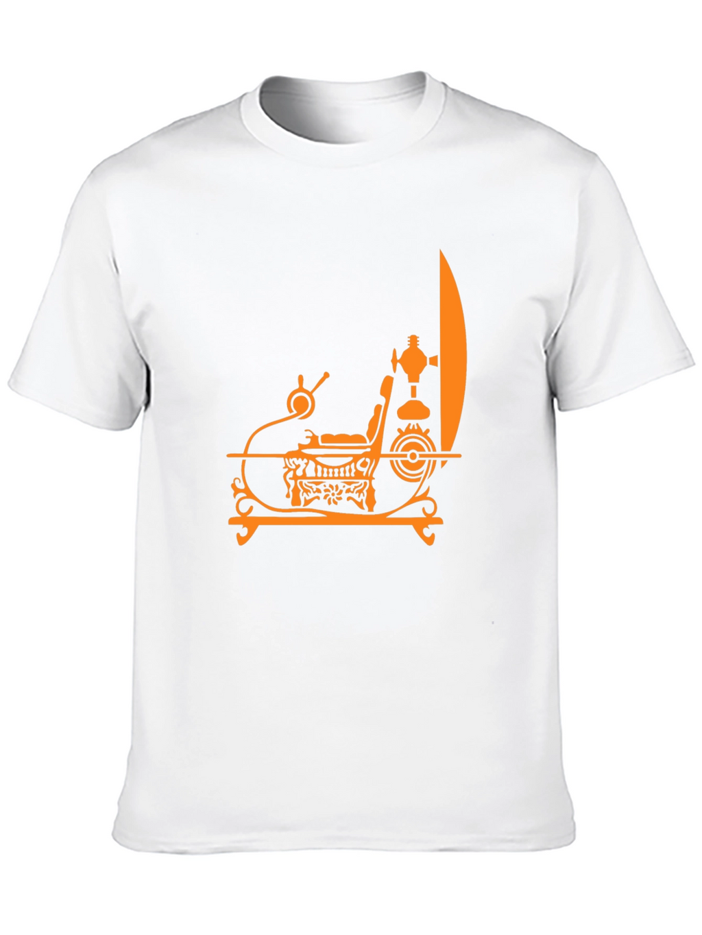 Steampunk Chair Graphic Tee - Modern Comfort