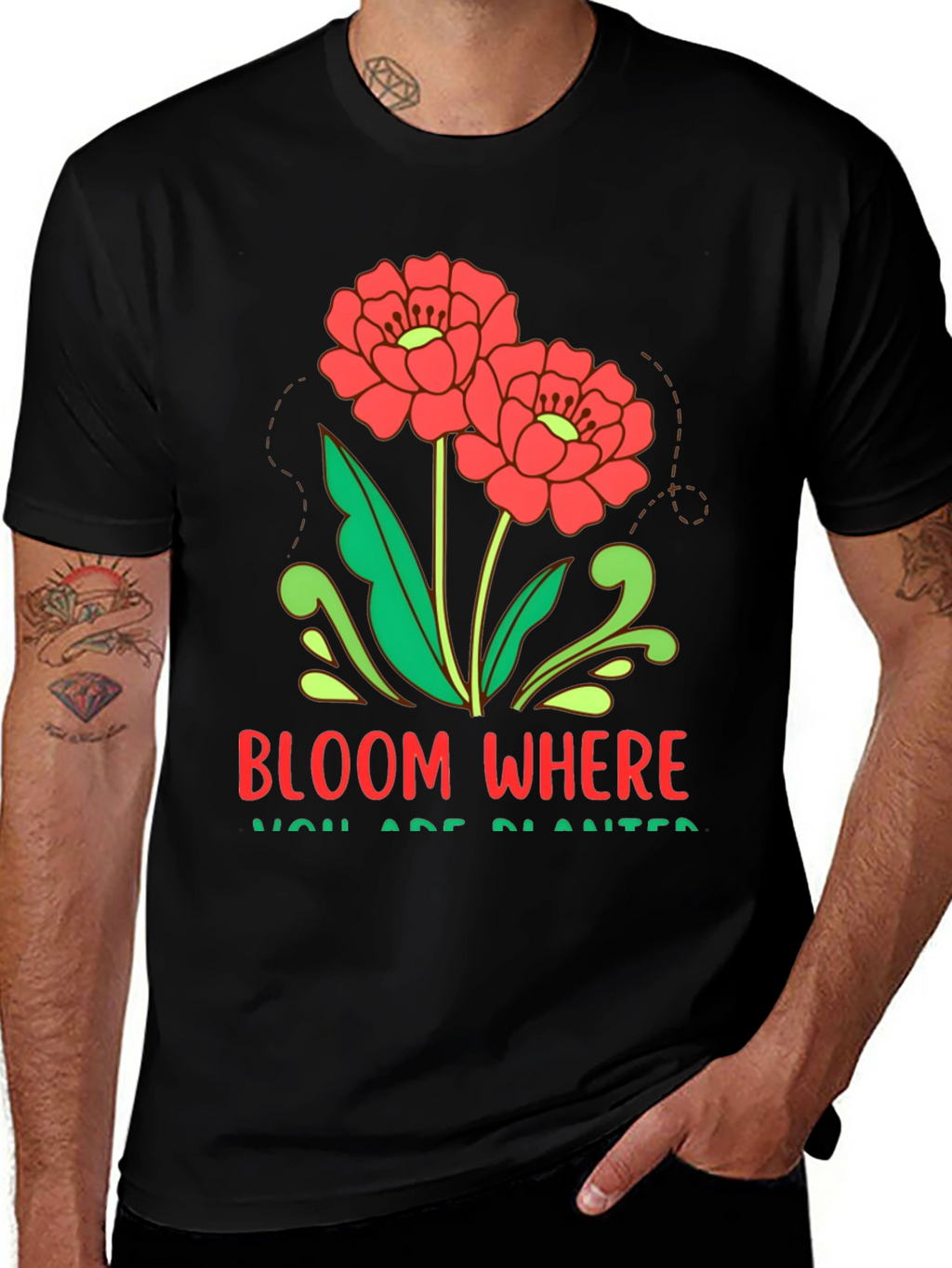 Bloom Where You Are Planted Graphic Tee